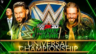 WWE 2K20 MITB 2021 - Roman Reigns VS. Edge - One On One Match - Money In The bank 2021