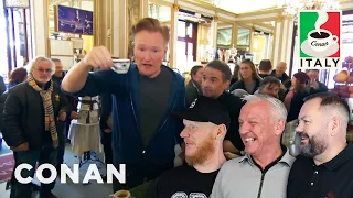 Jordan Schlansky Lectures Conan About Coffee In Naples REACTION | OFFICE BLOKES REACT!!