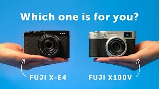 New Fuji X-E4 VS X100V Which One Is Right For You?