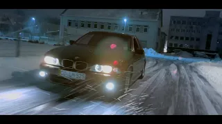 BMW E39 523i Drift - Winter Night