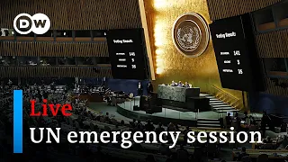 Watch live: UN General Assembly holds emergency session on Ukraine | DW News