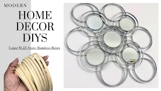 NEW DOLLAR TREE DIYS || Using $1.25 Store Bamboo Rings