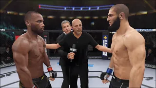 Khamzat Chimaev vs. Leon Edwards - EA Sports UFC 4 - Crazy UFC 👊🤪