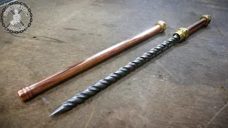 Throwing Dagger from Plumbing Parts using Basic Tools