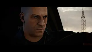 Fast & Furious Crossroads - Family Reunion: Dominic Toretto Black Shirt and Cross Cutscene (2020)