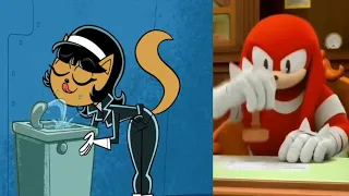 Knuckles rates nicktoon crushes