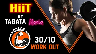 TABATA 30/10 - HiiT Workout music w/ TIMER - TABATAMANIA