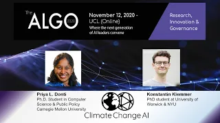 Tackling Climate Change with Machine Learning (Climate Change AI)