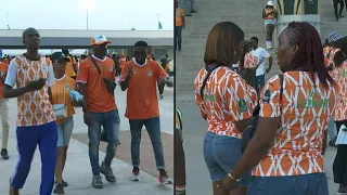 Fans arrive at stadium ahead of Nigeria-Ivory Coast AFCON final | AFP