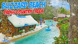 Cross Country Creek Lazy River Full Loop at Blizzard Beach  (Feb 2024) [4K]