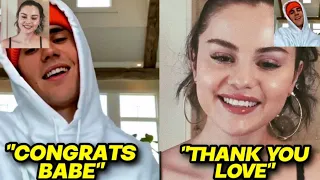 Justin Bieber CONGRATULATES Selena Gomez For Being Most FOLLOWED Woman On Instagram