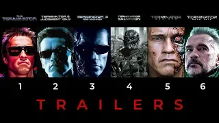 TERMINATOR ALL TRAILERS 1, 2, 3, 4, 5, 6