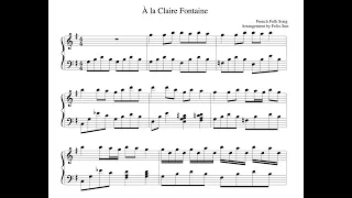 À la Claire Fontaine (Piano Solo) - Sheet Music