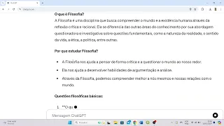 Tutorial de como usar o Chat GPT.