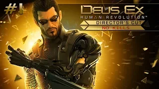 ► Нелетальный Deus EX Human Revolution | Прохождение без убийств | стрим 1080p (часть 1)