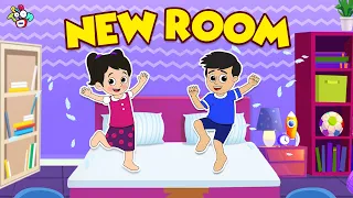 New Room | Gattu Chinki's New Room | Animated Stories | Moral English Cartoon | PunToon Kids