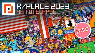 r/place 2023 full timelapse (4k, lossless quality)