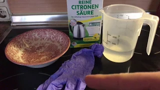 Backofen reinigen mit Citronensäure Herd Reinigung mit der Verdampfung von Zitronensäure Anleitung