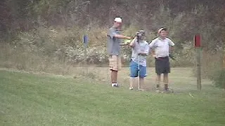 2003 Ohio River Open disc golf tournament Forked Run Hole 8 of 9