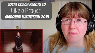 Vocal Coach Reacts to Madonna 'Like a prayer' Eurovision 2019