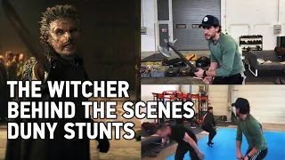 The Witcher Netflix Bart Edwards - Duny Swordfight & Makeup Behind The Scenes | Season 1 BTS