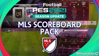 PES 2021 MLS Full Name Scoreboard