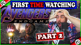 AVENGERS ENDGAME 😢😢PART 2 FIRST TIME WATCHING!!!