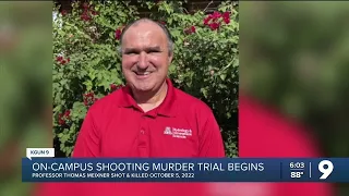 UA campus shooting murder trial begins