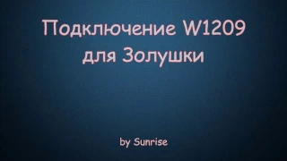 Подключение W1209 для Золушки