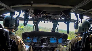 Black Hawk Pilot Sling Load Training | U.S. Army 82nd Combat Aviation Brigade
