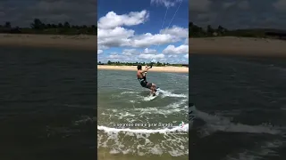 Como fazer Backroll transition no kitesurf em 1 minuto @heinerhofmannkite