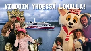 KOKO PERHE LAIVALLA -  KESÄN ENSIMMÄINEN LOMA! I Perhevlogi