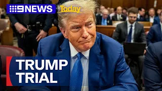 Donald Trump's hush money trial coming to an end | 9 News Australia