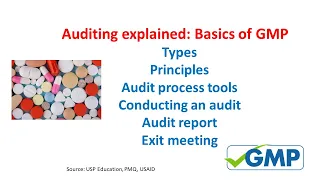 Auditing explained | Basics of GMP | Auditing in GMP |