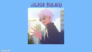 [เนื้อเพลง] ALICE - QLER