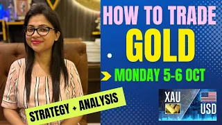 XAUUSD Analysis TODAY Hindi 5-6 OCT | Forex Analysis TODAY in Hindi | Gold Trading Strategy Hindi