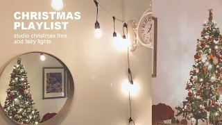 Christmas Playlist (Instrumental) | Studio Christmas tree and decorations | relaxing playlist