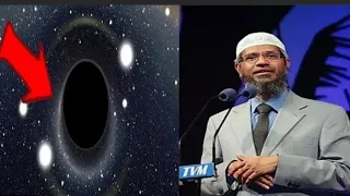 A young man asks Zakir Naik about a black hole