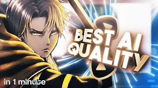 BEST AMV Quality in 1 minute using AI (Tutorial)