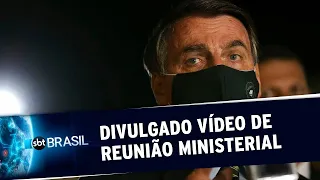 Em reunião, Bolsonaro e ministros criticam STF, governadores e imprensa | SBT Brasil (22/05/20)