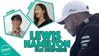 BIGGEST SURPRISE EVER BY LEWIS HAMILTON