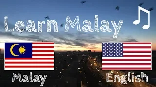 Learn before Sleeping - Malay (native speaker)  - with music