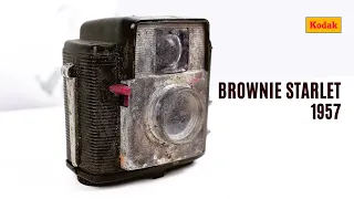 Old Film Camera Restoration. Kodak Brownie Starlet (1957)