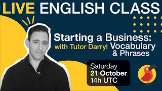 Cambly Live – Starting a Business: Vocabulary & Phrases