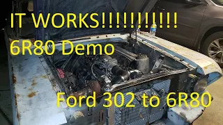 6R80 Final Testing, Quick Demo of it WORKING!