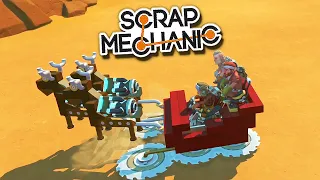 КЛАУД, ГЛЮК и SORZ гоняют на ПИЛАХ в SCRAP MECHANIC