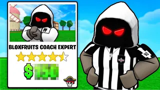 I Became A Blox Fruits COACH For 24 HOURS..