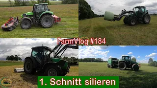 Farmvlog #184: 1.Schnitt 2022 Silo machen