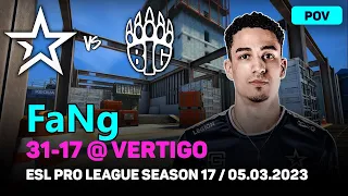 CSGO POV Complexity FaNg (31-17) vs BIG (VERTIGO) @ ESL Pro League Season 17 / Mar 5, 2023