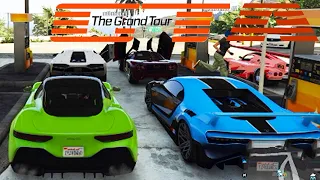 GTA 5 Supercar Meet Top Gear: Grand Tour! 10+ SUPERCARS